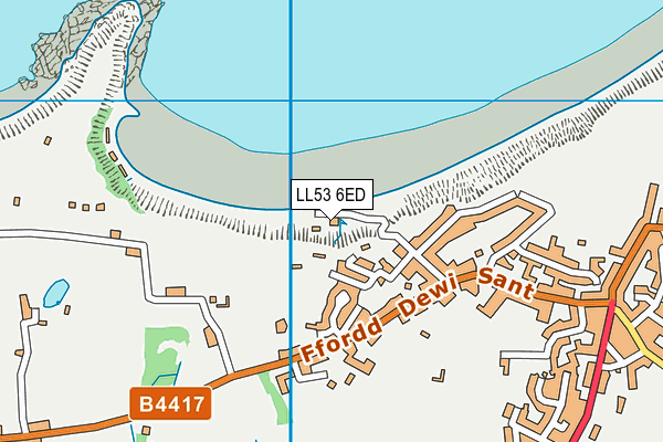 LL53 6ED map - OS VectorMap District (Ordnance Survey)