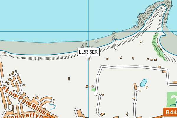 LL53 6ER map - OS VectorMap District (Ordnance Survey)