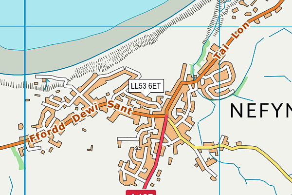 LL53 6ET map - OS VectorMap District (Ordnance Survey)