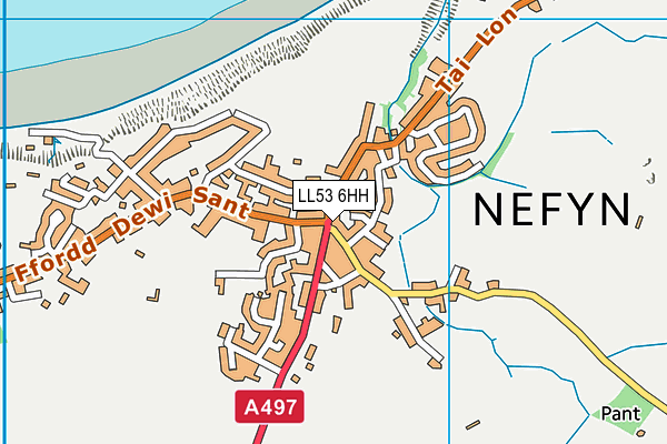 LL53 6HH map - OS VectorMap District (Ordnance Survey)