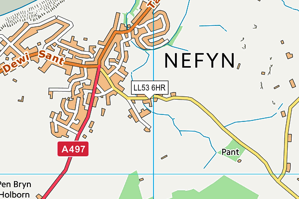 LL53 6HR map - OS VectorMap District (Ordnance Survey)