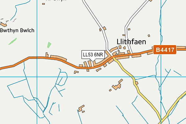 LL53 6NR map - OS VectorMap District (Ordnance Survey)