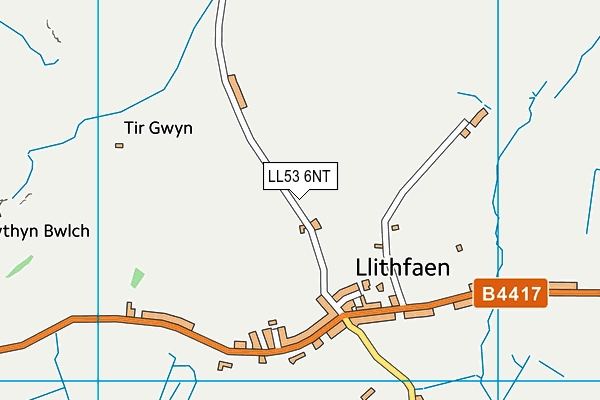 LL53 6NT map - OS VectorMap District (Ordnance Survey)