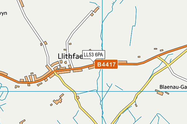 LL53 6PA map - OS VectorMap District (Ordnance Survey)