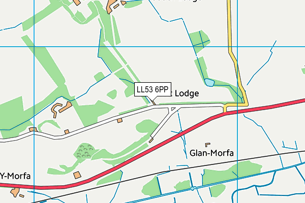 LL53 6PP map - OS VectorMap District (Ordnance Survey)