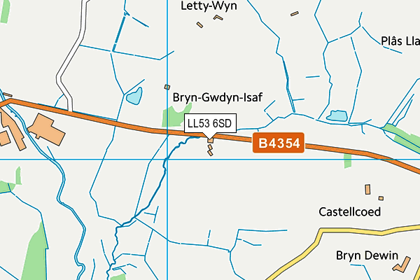 LL53 6SD map - OS VectorMap District (Ordnance Survey)