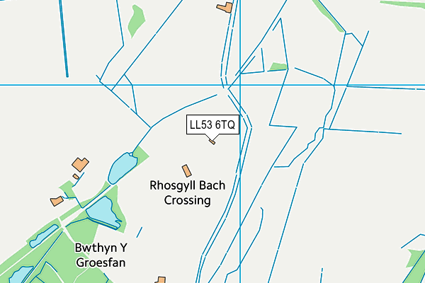 LL53 6TQ map - OS VectorMap District (Ordnance Survey)