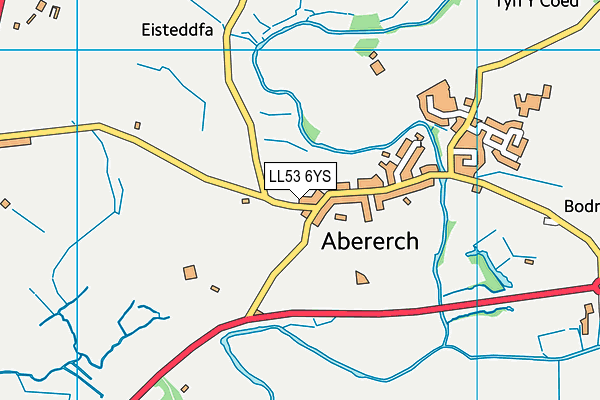 LL53 6YS map - OS VectorMap District (Ordnance Survey)