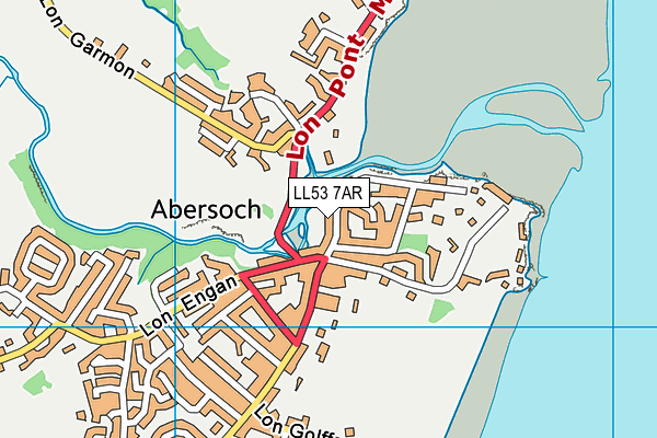 LL53 7AR map - OS VectorMap District (Ordnance Survey)