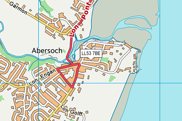 LL53 7BE map - OS VectorMap District (Ordnance Survey)