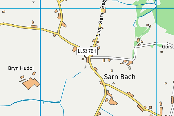 LL53 7BH map - OS VectorMap District (Ordnance Survey)
