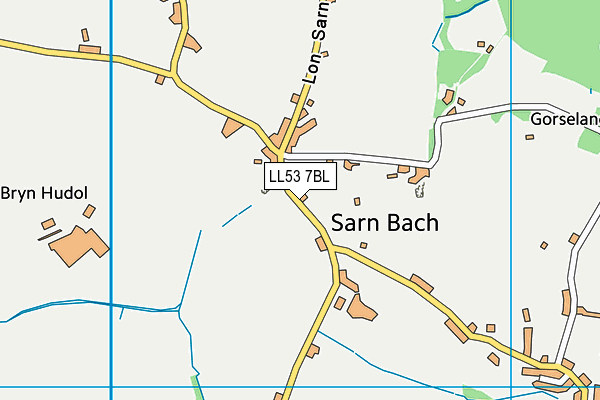 LL53 7BL map - OS VectorMap District (Ordnance Survey)