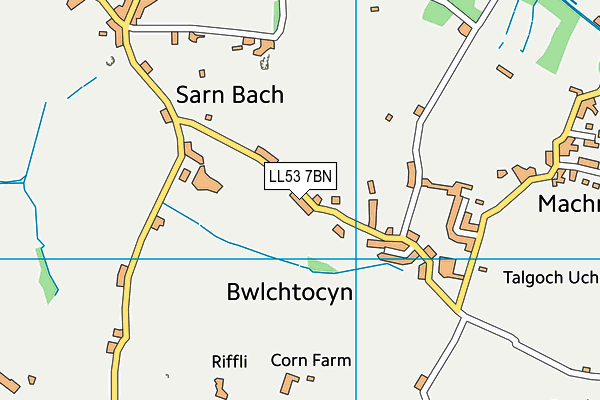 LL53 7BN map - OS VectorMap District (Ordnance Survey)