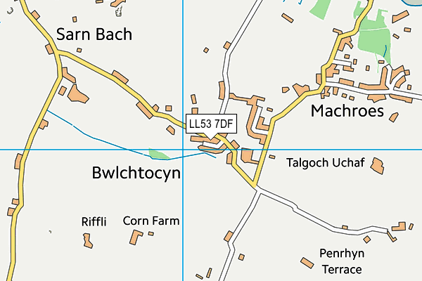 LL53 7DF map - OS VectorMap District (Ordnance Survey)