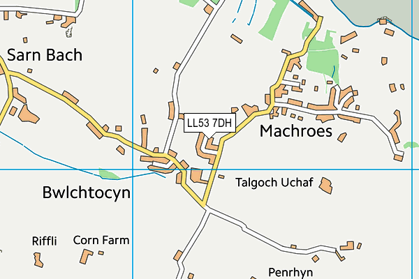 LL53 7DH map - OS VectorMap District (Ordnance Survey)