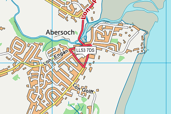 LL53 7DS map - OS VectorMap District (Ordnance Survey)