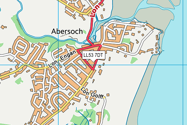 LL53 7DT map - OS VectorMap District (Ordnance Survey)