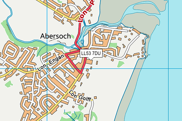 LL53 7DU map - OS VectorMap District (Ordnance Survey)