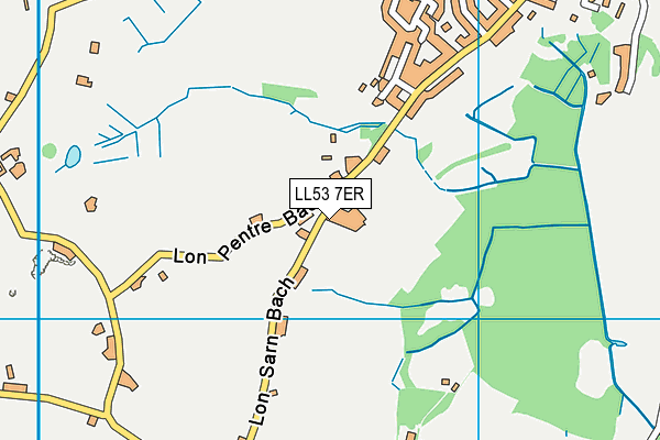 LL53 7ER map - OS VectorMap District (Ordnance Survey)