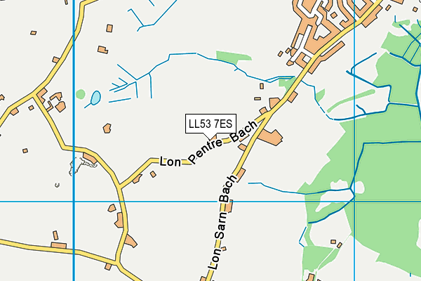LL53 7ES map - OS VectorMap District (Ordnance Survey)