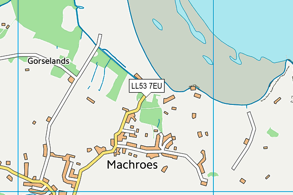 LL53 7EU map - OS VectorMap District (Ordnance Survey)