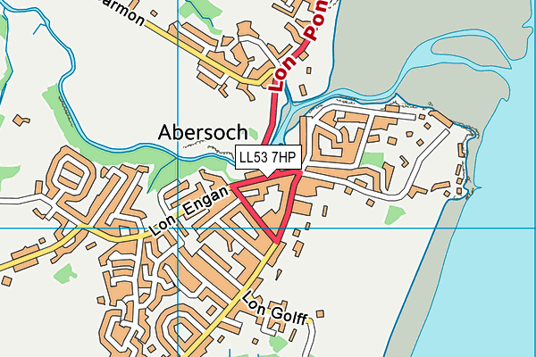 LL53 7HP map - OS VectorMap District (Ordnance Survey)