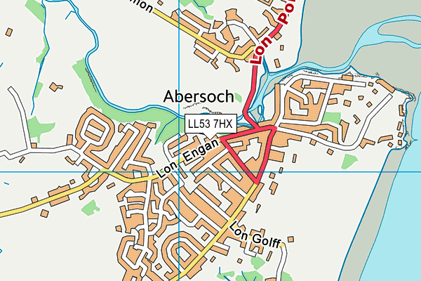 LL53 7HX map - OS VectorMap District (Ordnance Survey)