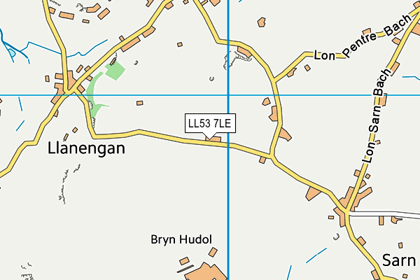 LL53 7LE map - OS VectorMap District (Ordnance Survey)