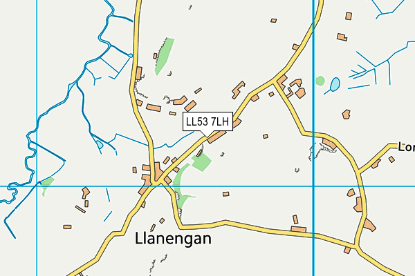 LL53 7LH map - OS VectorMap District (Ordnance Survey)
