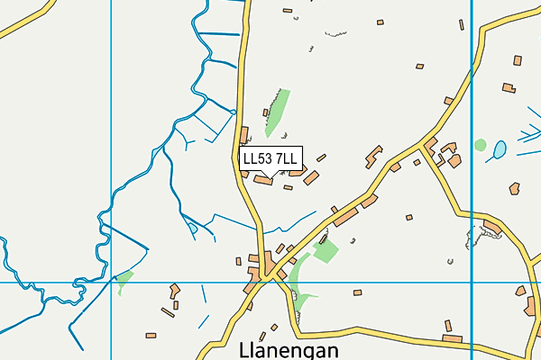LL53 7LL map - OS VectorMap District (Ordnance Survey)