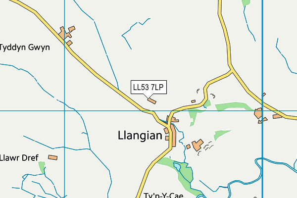 LL53 7LP map - OS VectorMap District (Ordnance Survey)