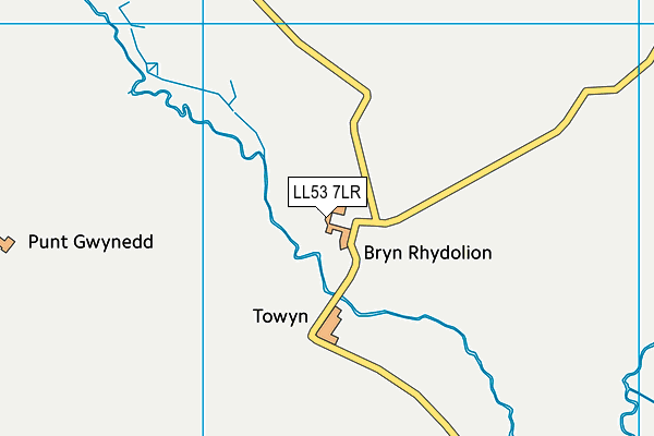 LL53 7LR map - OS VectorMap District (Ordnance Survey)