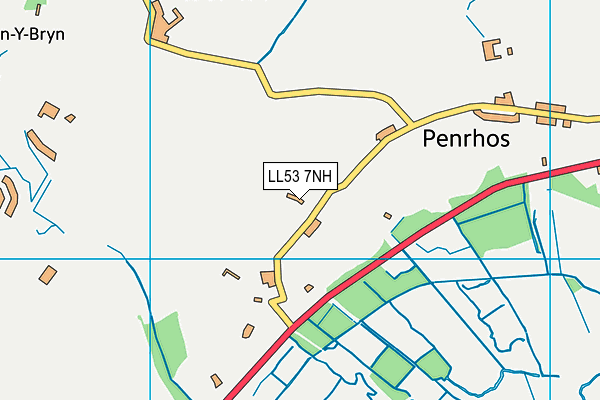 LL53 7NH map - OS VectorMap District (Ordnance Survey)