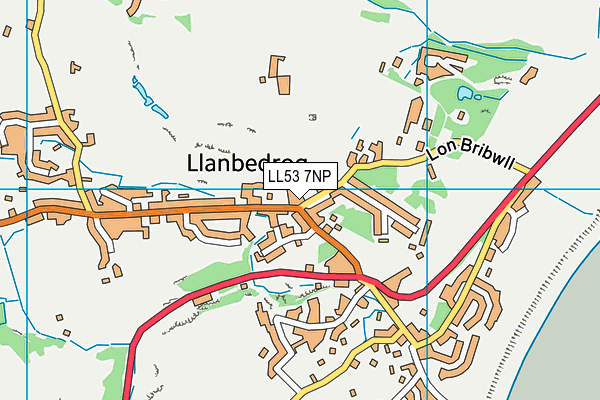 LL53 7NP map - OS VectorMap District (Ordnance Survey)