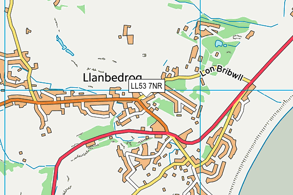 LL53 7NR map - OS VectorMap District (Ordnance Survey)