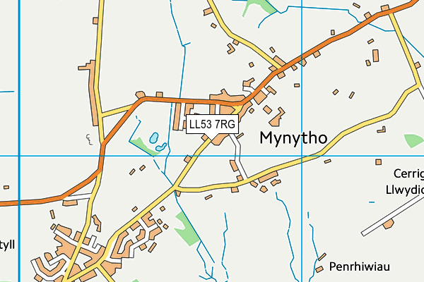 LL53 7RG map - OS VectorMap District (Ordnance Survey)
