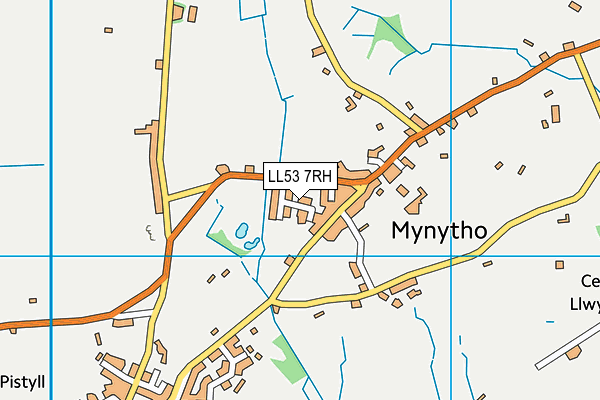 LL53 7RH map - OS VectorMap District (Ordnance Survey)