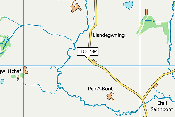 LL53 7SP map - OS VectorMap District (Ordnance Survey)