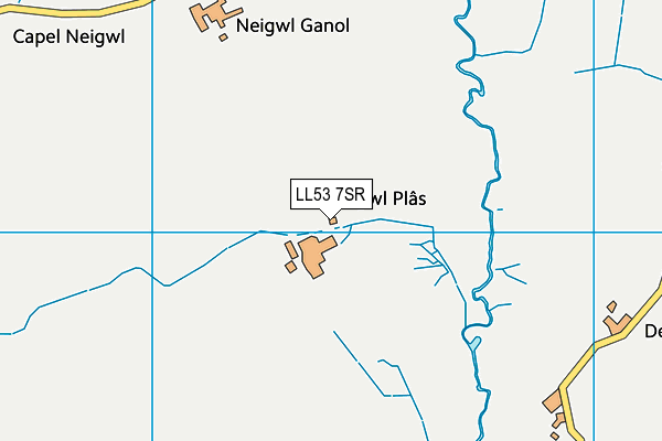 LL53 7SR map - OS VectorMap District (Ordnance Survey)