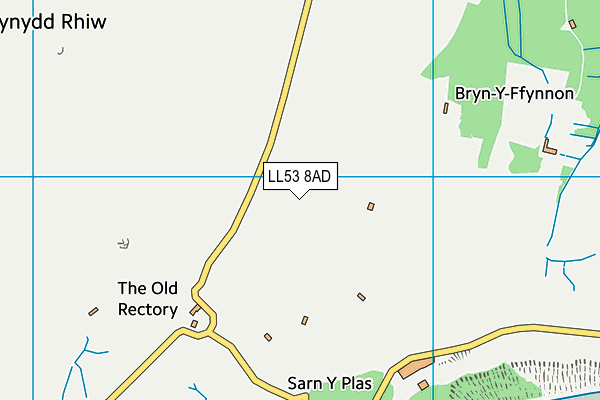 LL53 8AD map - OS VectorMap District (Ordnance Survey)