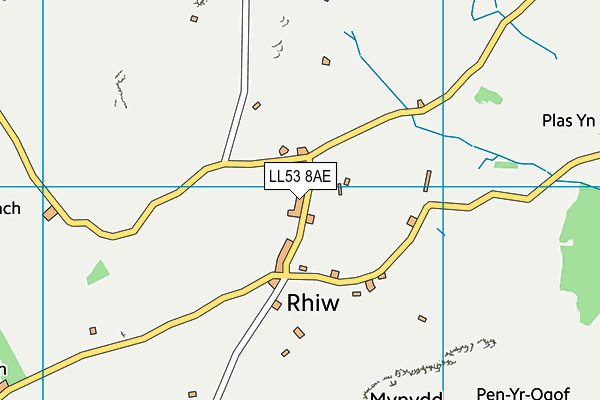LL53 8AE map - OS VectorMap District (Ordnance Survey)