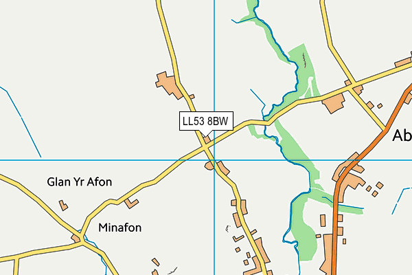 LL53 8BW map - OS VectorMap District (Ordnance Survey)
