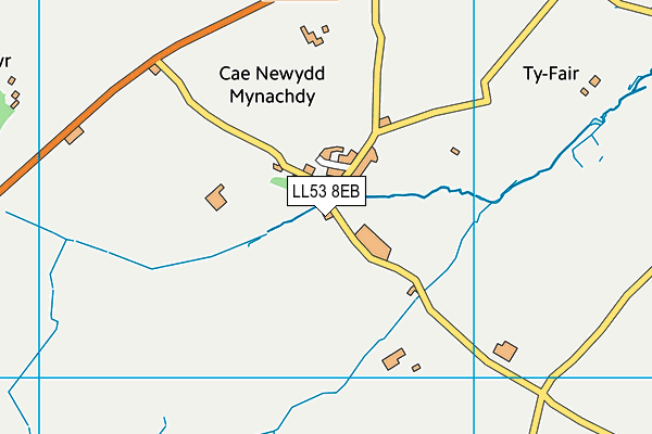 LL53 8EB map - OS VectorMap District (Ordnance Survey)