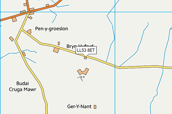 LL53 8ET map - OS VectorMap District (Ordnance Survey)