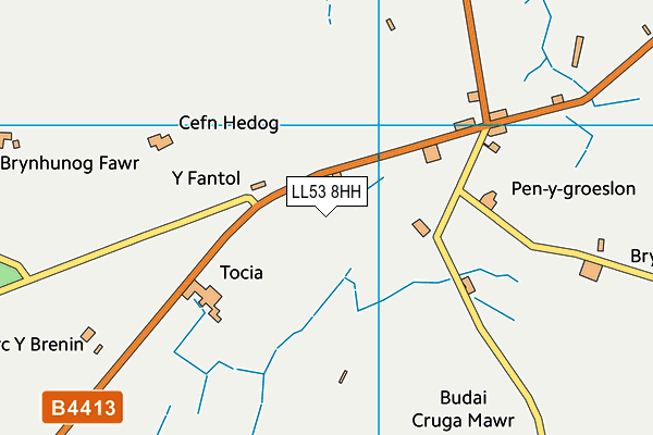 LL53 8HH map - OS VectorMap District (Ordnance Survey)
