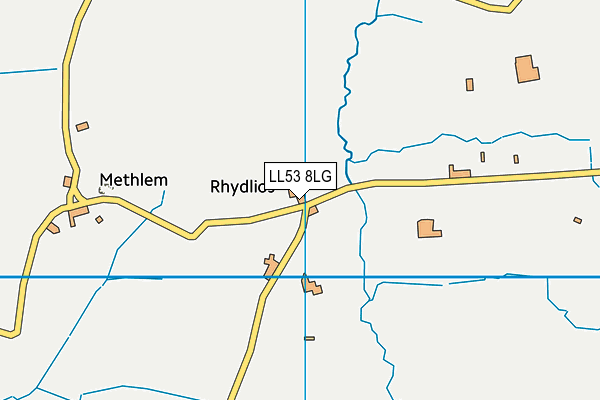 LL53 8LG map - OS VectorMap District (Ordnance Survey)