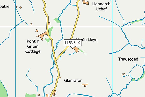 LL53 8LX map - OS VectorMap District (Ordnance Survey)