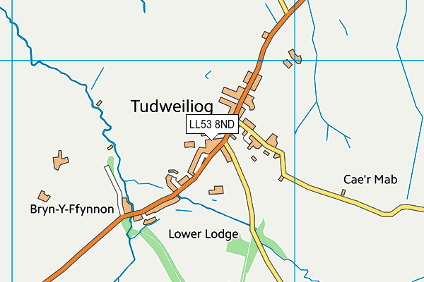 Ysgol Gynradd Tudweiliog map (LL53 8ND) - OS VectorMap District (Ordnance Survey)