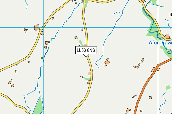LL53 8NS map - OS VectorMap District (Ordnance Survey)