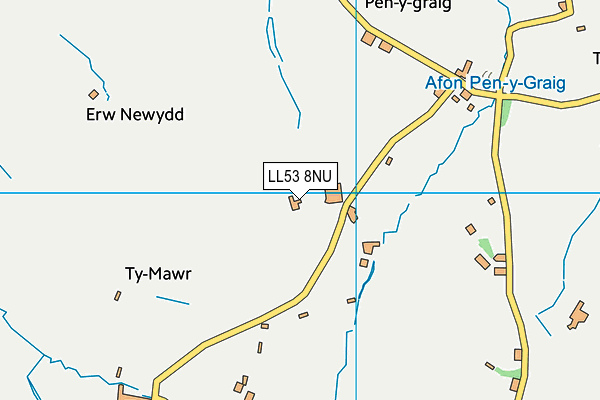 LL53 8NU map - OS VectorMap District (Ordnance Survey)